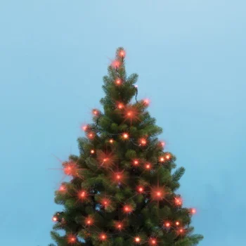 Lampice za jelku sa 50 crvenih LED dioda KII50/R-1